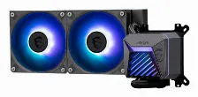 Sistema De Enfriamiento Liquido Msi Mag Coreliquid A15 240, 2x12 Cm, 2050 Rpm, Negro